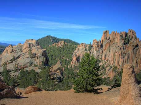 Hike Crags Trail to visit things to do near Cripple Creek Colorado visit stay vacation